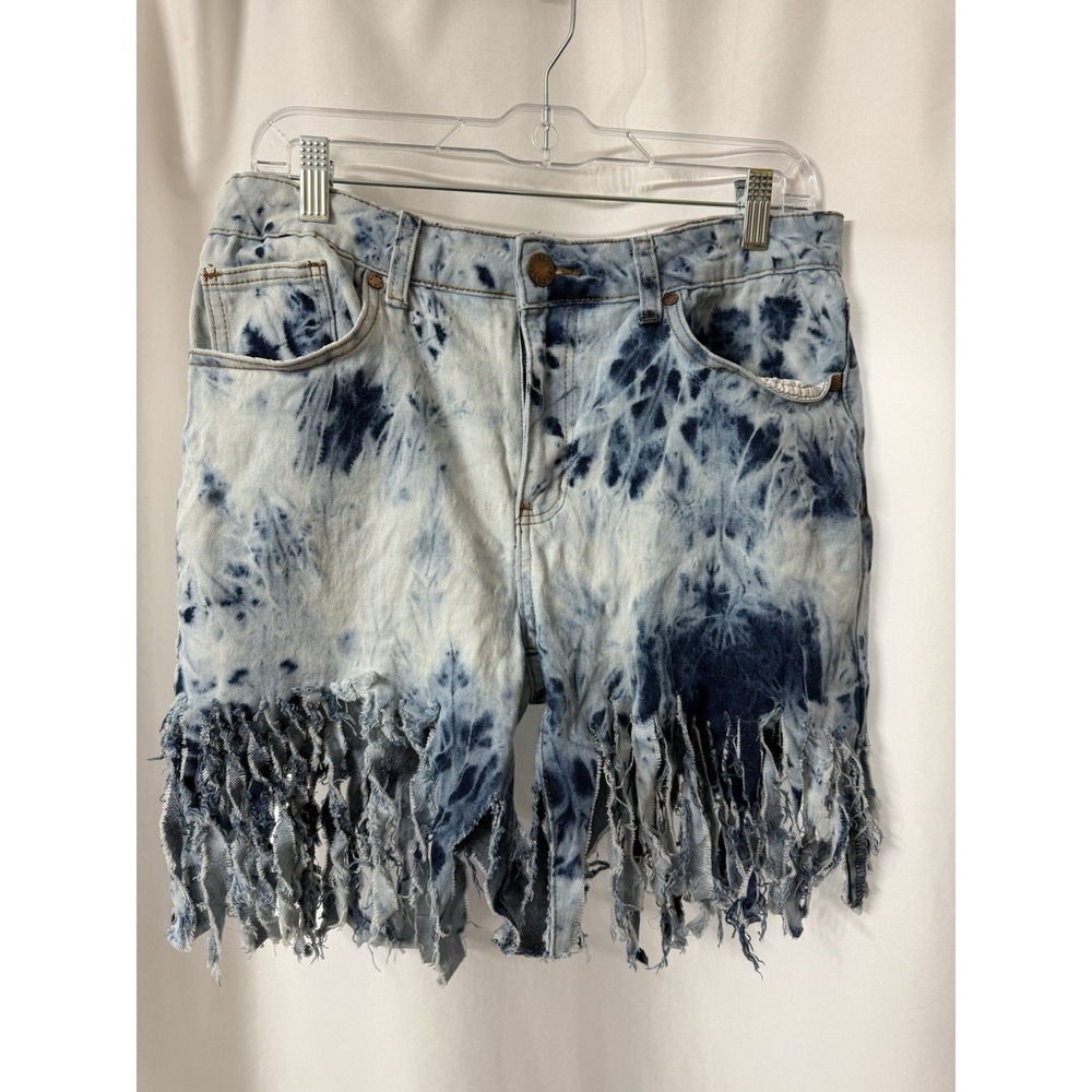 Vip denim Shorts‎ Distressed Frayed Hem Size 15/16 Women's. G22